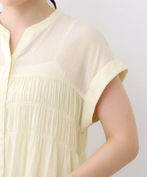 Reflect / リフレクト シャツ・ブラウス | 【二の腕さりげなくカバー】シャーリングブラウス | 詳細18