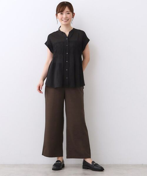 Reflect / リフレクト シャツ・ブラウス | 【二の腕さりげなくカバー】シャーリングブラウス | 詳細3