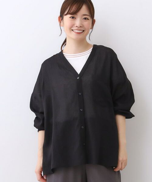 Reflect / リフレクト シャツ・ブラウス | 【体型カバー】シャツ風カーディガン | 詳細1