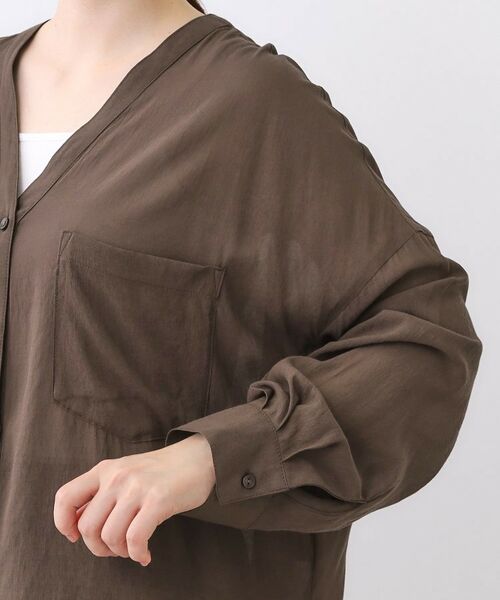 Reflect / リフレクト シャツ・ブラウス | 【体型カバー】シャツ風カーディガン | 詳細15
