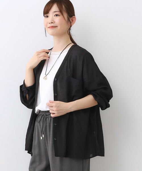 Reflect / リフレクト シャツ・ブラウス | 【体型カバー】シャツ風カーディガン | 詳細2