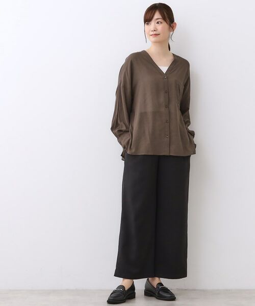 Reflect / リフレクト シャツ・ブラウス | 【体型カバー】シャツ風カーディガン | 詳細6