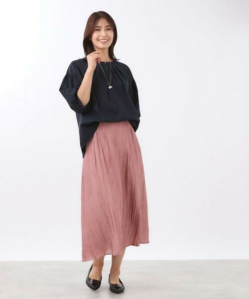 Reflect / リフレクト シャツ・ブラウス | 【E‐QUALITY／体型カバー／ゆったり着られる◎】ストライプ×パフスリーブのブラウス | 詳細2