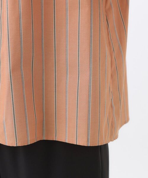Reflect / リフレクト シャツ・ブラウス | 【E‐QUALITY／体型カバー／ゆったり着られる◎】ストライプ×パフスリーブのブラウス | 詳細20