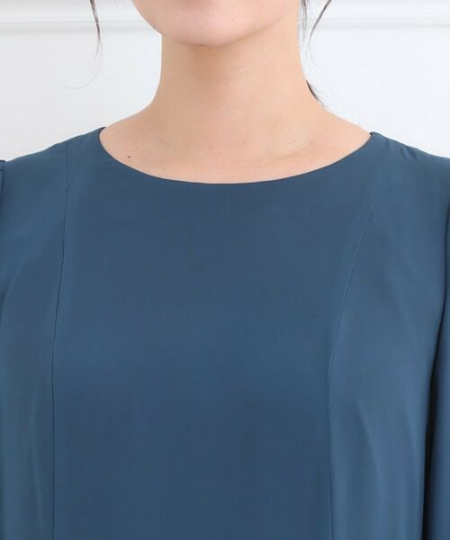 Reflect / リフレクト ミニ丈・ひざ丈ワンピース | 【フォーマル/入卒/一枚で着映え◎】シフォン×幾何柄レースプリーツワンピース | 詳細19