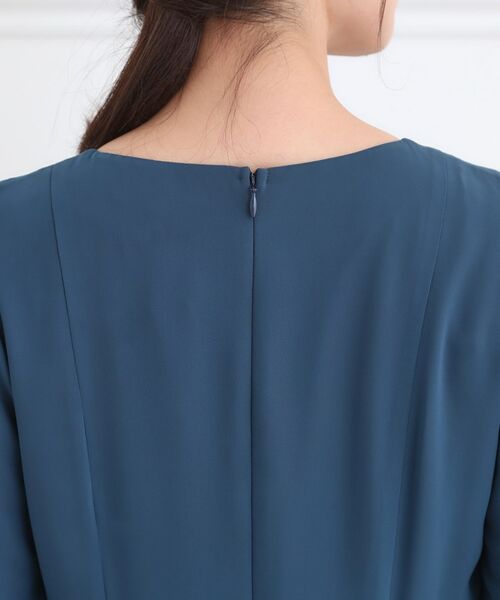 Reflect / リフレクト ミニ丈・ひざ丈ワンピース | 【フォーマル/入卒/一枚で着映え◎】シフォン×幾何柄レースプリーツワンピース | 詳細20