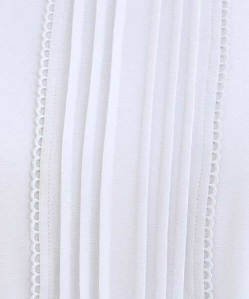 Reflect / リフレクト シャツ・ブラウス | 【フォーマル/入卒/お仕事に◎】ピンタック×スカラレースブラウス | 詳細10