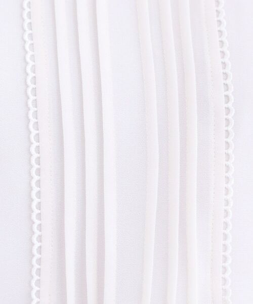 Reflect / リフレクト シャツ・ブラウス | 【フォーマル/入卒/お仕事に◎】ピンタック×スカラレースブラウス | 詳細18