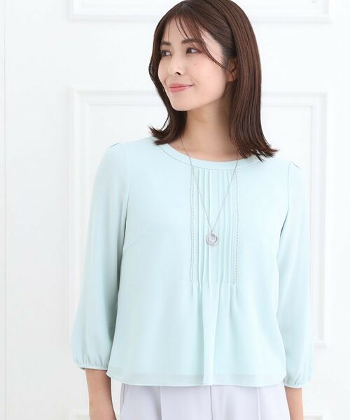 Reflect / リフレクト シャツ・ブラウス | 【フォーマル/入卒/お仕事に◎】ピンタック×スカラレースブラウス | 詳細19