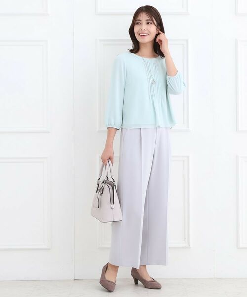 Reflect / リフレクト シャツ・ブラウス | 【フォーマル/入卒/お仕事に◎】ピンタック×スカラレースブラウス | 詳細20