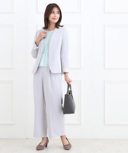 Reflect / リフレクト シャツ・ブラウス | 【フォーマル/入卒/お仕事に◎】ピンタック×スカラレースブラウス | 詳細21