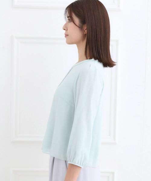 Reflect / リフレクト シャツ・ブラウス | 【フォーマル/入卒/お仕事に◎】ピンタック×スカラレースブラウス | 詳細25