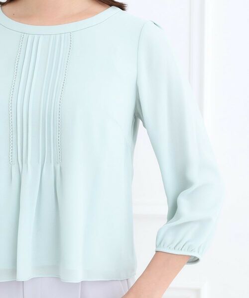 Reflect / リフレクト シャツ・ブラウス | 【フォーマル/入卒/お仕事に◎】ピンタック×スカラレースブラウス | 詳細29