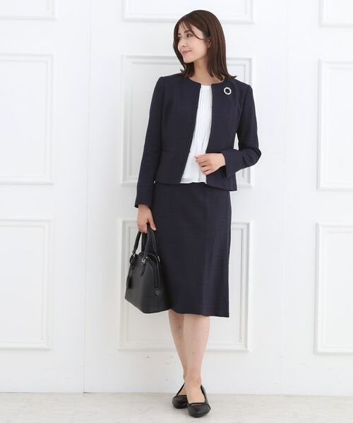 Reflect / リフレクト シャツ・ブラウス | 【フォーマル/入卒/お仕事に◎】ピンタック×スカラレースブラウス | 詳細5