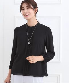 Reflect / リフレクト シャツ・ブラウス | 【フォーマル／入卒／お仕事に◎】スタンドネックブラウス