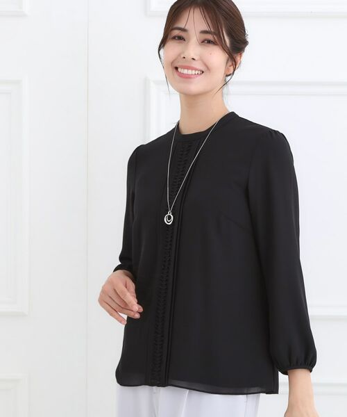 Reflect / リフレクト シャツ・ブラウス | 【フォーマル/入卒/お仕事に◎】スタンドネックブラウス | 詳細10