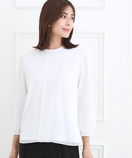 Reflect / リフレクト シャツ・ブラウス | 【フォーマル/入卒/お仕事に◎】スタンドネックブラウス | 詳細2