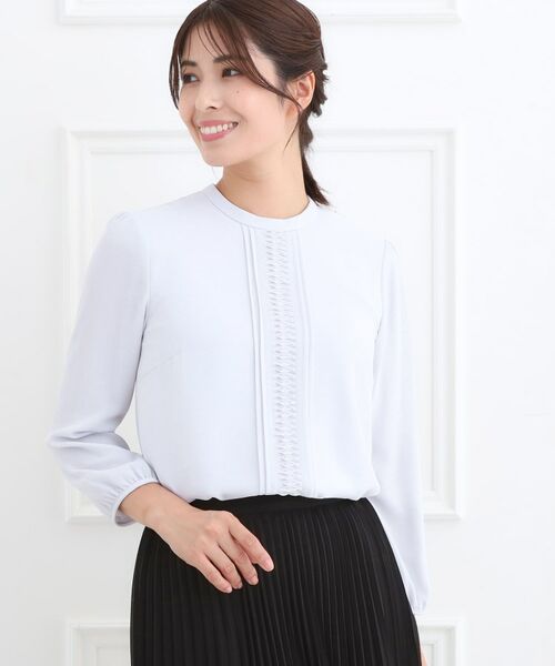 Reflect / リフレクト シャツ・ブラウス | 【フォーマル/入卒/お仕事に◎】スタンドネックブラウス | 詳細6