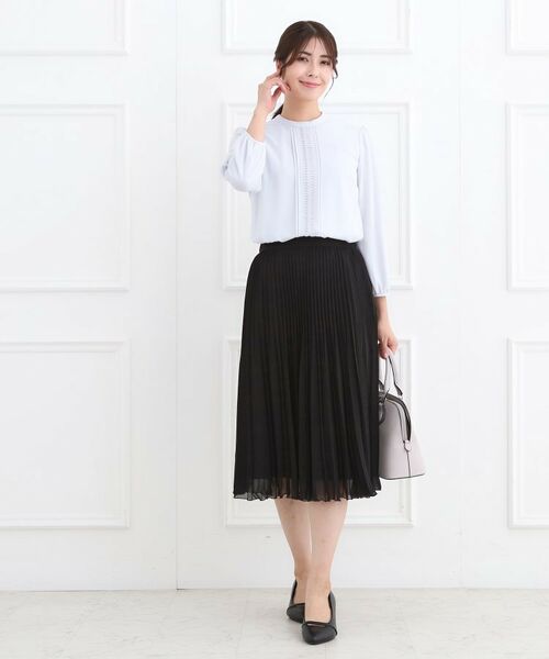 Reflect / リフレクト シャツ・ブラウス | 【フォーマル/入卒/お仕事に◎】スタンドネックブラウス | 詳細7