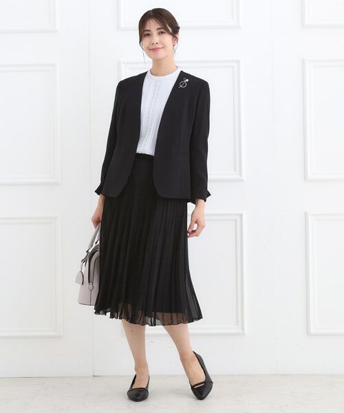 Reflect / リフレクト シャツ・ブラウス | 【フォーマル/入卒/お仕事に◎】スタンドネックブラウス | 詳細8