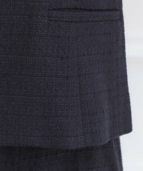 Reflect / リフレクト ノーカラージャケット | 【フォーマル／入卒／セットアップ可】ツイードジャケット | 詳細21
