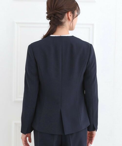 Reflect / リフレクト ノーカラージャケット | 【フォーマル/入卒/セットアップ可】ノーカラージャケット | 詳細18