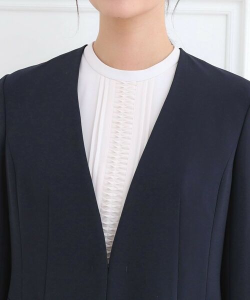 Reflect / リフレクト ノーカラージャケット | 【フォーマル/入卒/セットアップ可】ノーカラージャケット | 詳細19