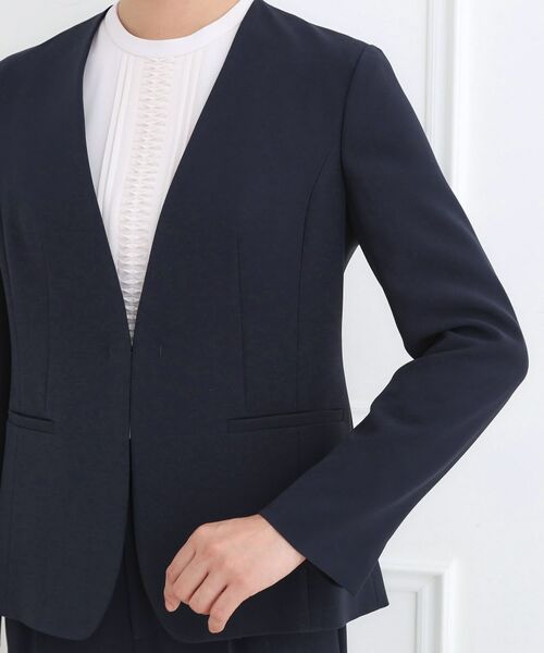 Reflect / リフレクト ノーカラージャケット | 【フォーマル/入卒/セットアップ可】ノーカラージャケット | 詳細20