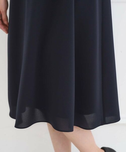 Reflect / リフレクト ミニ丈・ひざ丈ワンピース | 【フォーマル/入卒/付属リボン付き】スリーブデザインジョーゼットワンピース | 詳細25