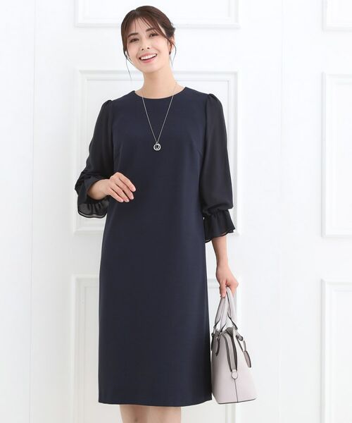 Reflect / リフレクト ミニ丈・ひざ丈ワンピース | 【フォーマル/入卒/セットアップ可】キャンディスリーブワンピース | 詳細9