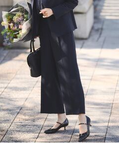 Reflect / リフレクト パンツ | 【フォーマル／入卒／セットアップ可】タック入りワイドパンツ
