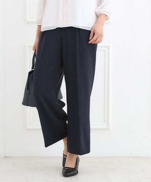 Reflect / リフレクト パンツ | 【フォーマル／入卒／セットアップ可】タック入りワイドパンツ | 詳細15