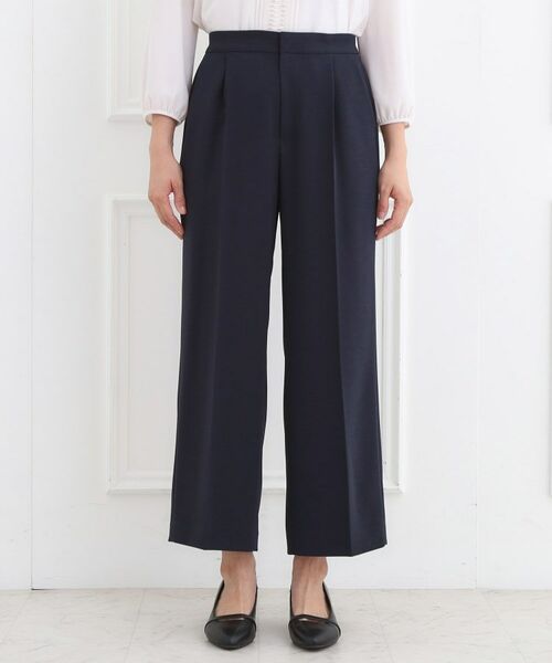 Reflect / リフレクト パンツ | 【フォーマル／入卒／セットアップ可】タック入りワイドパンツ | 詳細18