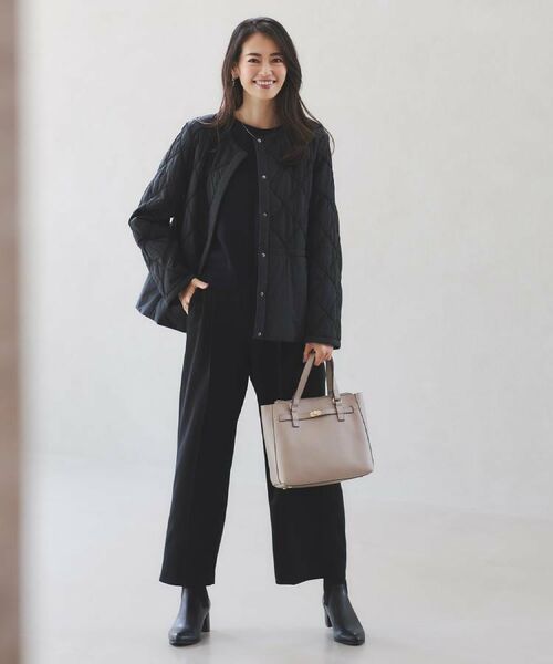 Reflect / リフレクト パンツ | 【フォーマル／入卒／セットアップ可】タック入りワイドパンツ | 詳細3