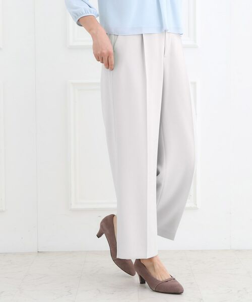 Reflect / リフレクト パンツ | 【フォーマル／入卒／セットアップ可】タック入りワイドパンツ | 詳細7