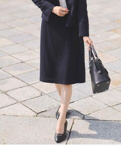 Reflect / リフレクト ミニ・ひざ丈スカート | 【フォーマル／入卒／セットアップ可】ツイードスカート