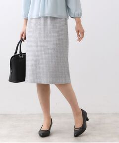 Reflect / リフレクト ミニ・ひざ丈スカート | 【フォーマル／入卒／セットアップ可】ツイードスカート