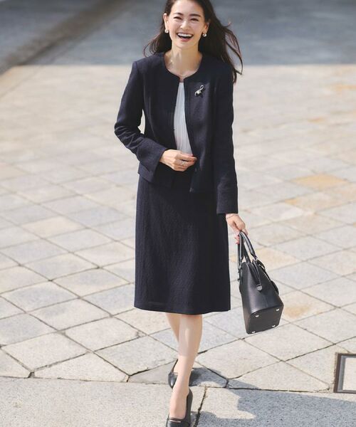 Reflect / リフレクト ミニ・ひざ丈スカート | 【フォーマル／入卒／セットアップ可】ツイードスカート | 詳細1