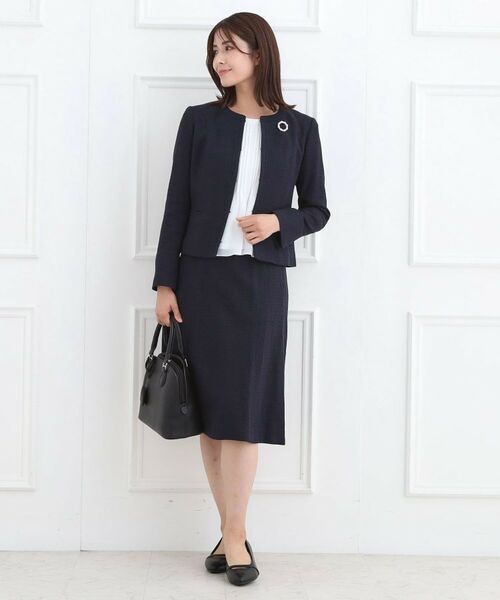 Reflect / リフレクト ミニ・ひざ丈スカート | 【フォーマル／入卒／セットアップ可】ツイードスカート | 詳細3