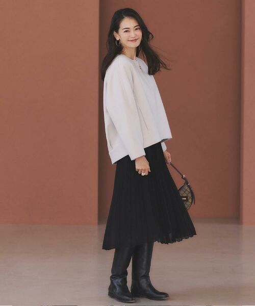 Reflect / リフレクト スカート | 【フォーマル／入卒】シフォンジョーゼットプリーツスカート | 詳細1