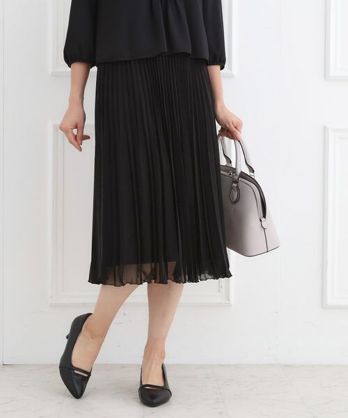 Reflect / リフレクト スカート | 【フォーマル／入卒】シフォンジョーゼットプリーツスカート | 詳細4