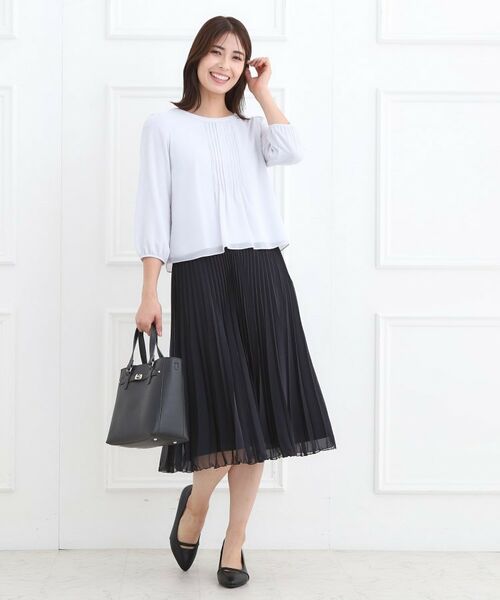 Reflect / リフレクト スカート | 【フォーマル／入卒】シフォンジョーゼットプリーツスカート | 詳細6