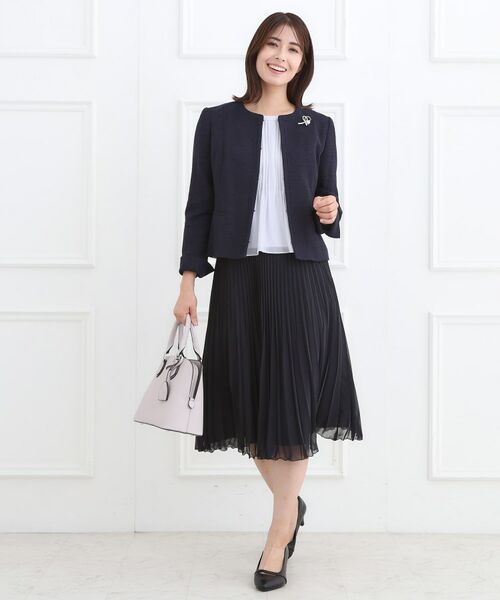 Reflect / リフレクト スカート | 【フォーマル／入卒】シフォンジョーゼットプリーツスカート | 詳細7