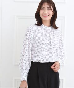 Reflect / リフレクト シャツ・ブラウス | 【フォーマル／入卒】ドットプリントブラウス