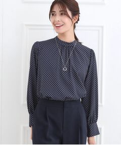 Reflect / リフレクト シャツ・ブラウス | 【フォーマル／入卒】ドットプリントブラウス