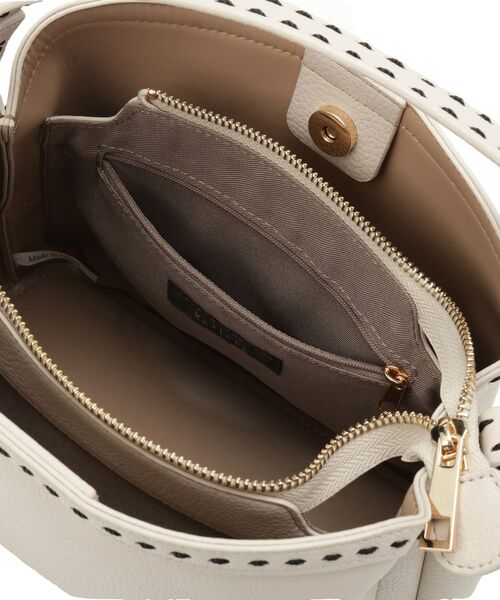 Reflect / リフレクト ハンドバッグ | 【収納力◎／付属ストラップあり】バイカラーステッチバッグ | 詳細18