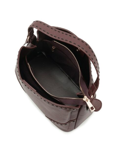 Reflect / リフレクト ハンドバッグ | 【収納力◎／付属ストラップあり】バイカラーステッチバッグ | 詳細3