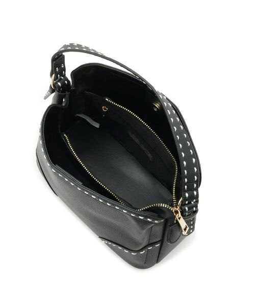 Reflect / リフレクト ハンドバッグ | 【収納力◎／付属ストラップあり】バイカラーステッチバッグ | 詳細6