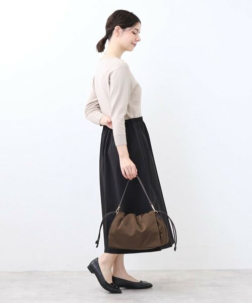 Reflect / リフレクト ショルダーバッグ | 【ショルダーストラップ付き】しぼりデザインバッグ | 詳細2