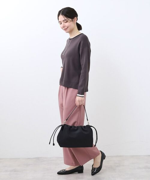 Reflect / リフレクト ショルダーバッグ | 【ショルダーストラップ付き】しぼりデザインバッグ | 詳細5